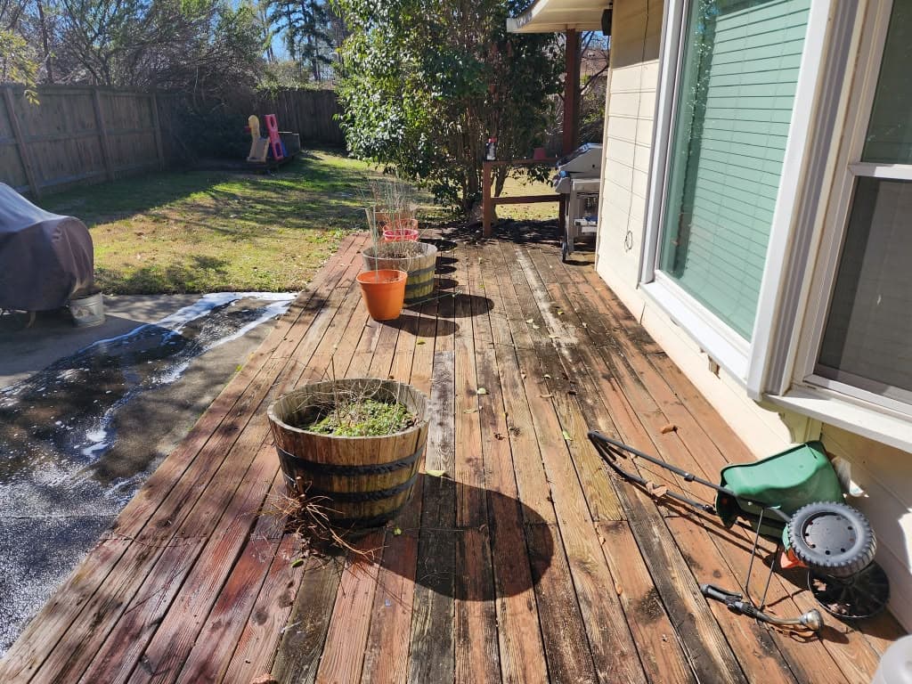 Start with the condition — deck work from David’s project library